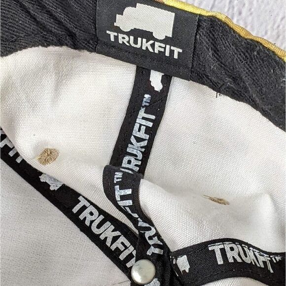 Trukfit Camouflage Hip-Hop Baseball Cap Flat Brim Cap Adjustable Strapback Hat - Picture 8 of 10